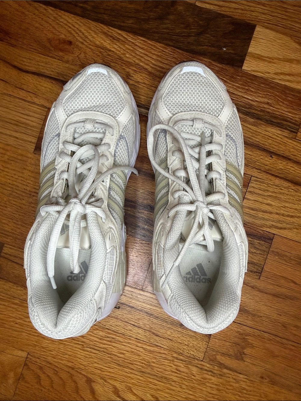 adidas Originals Cream White Athletic Sneakers - Picture 4 of 5